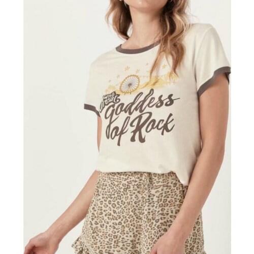 Boho Queens Women star and moon printed tops t-shirt ladies short sleeve patchwork color cotton t-shirts oversize