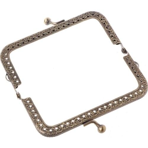 1Pc DIY Purse Handbag Coins Bags Metal Kiss Clasp Lock Frame DIY Craft