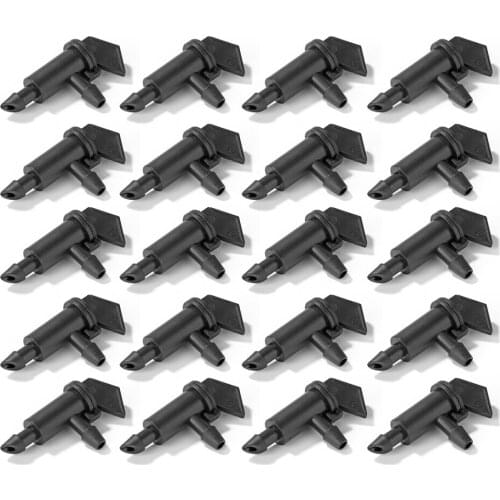 20pcs Drop Head Irrigation Water Dropper Garden Potted Plant Emitters Practical Watering Equipment Engineering Spray Head Nozzle