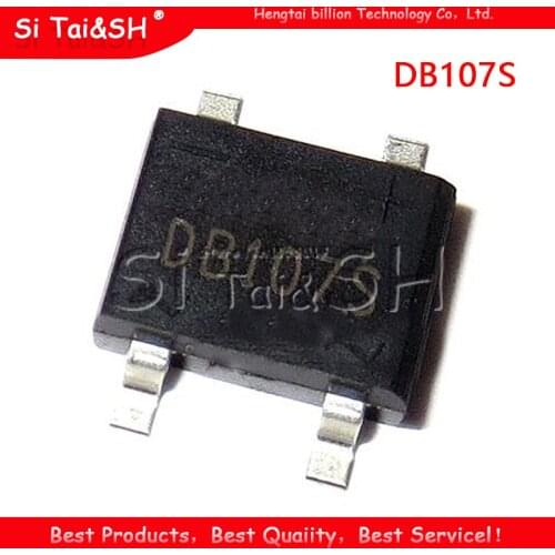 20PCS SMD DB107 DB107S 1A 1000V Single Phases Diode Rectifier Bridge