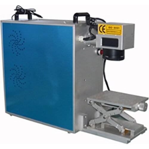220V CNC TS-20P 20W Potable Fiber Laser Marking Machine With Air Cooling Fiber Laser Metal Machine