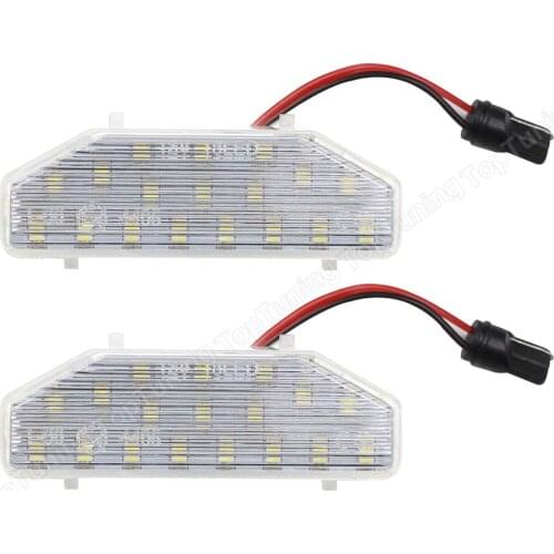 2X LED License Number Plate Light Lamp For Mazda RX-8 RX8 2004 2005 2006 2007 2008 2009 2010 2011 2012 For Mazda 6 GH 2007-2012