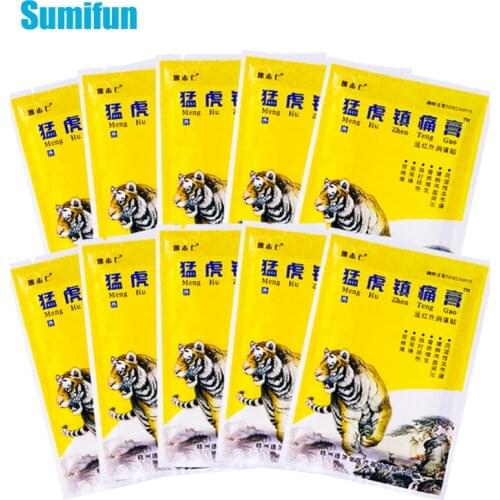 80pcs Tiger Balm Medical Plaster Arthritis Back Cervical Joint Knee Body Pain Relaxation Plaster Rheumatoid Patch Hot Sale