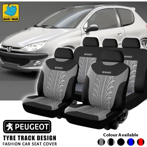 Full set & Front row Auto styling Interior Accessories Universal Car Seat Cover for Peugeot 206 207 2008 307 etc