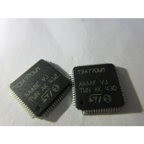 FREE SHIPPING 10PCS/LOT ORIGINAL TDA7706M TDA7706-M TDA7706 QFP-48 QFP48