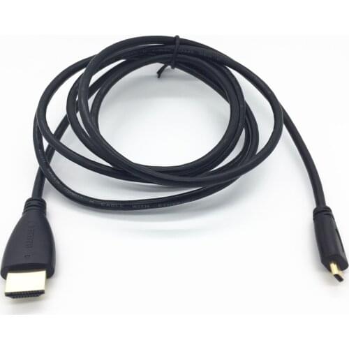Free Shipping HDMI Male To Micro HDMI Adapter Converter Cable Cord for SONY A6300 ILCE-6300 HDR-AS300 HDR-CX485