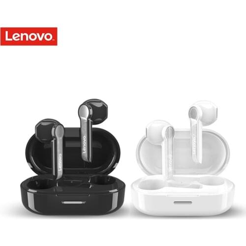 Lenovo HT08 Bluetooth Earphones Wireless Headphone Stereo Sports Waterproof Earbuds Touch Control Headsets with Mic Charging Box