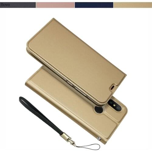 Wallet Case for Xiaomi Redmi 6 Pro 6 6A Drop-proof fold Phone Case Magnetic attraction Ultra-thin Matte Touch