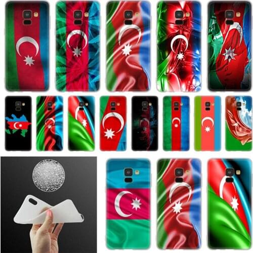Flag Azerbaijan custom flag Phone Case For Samsung Galaxy A10 A20 A30 A40 A50 A60 A70 A6 A8 Plus A7 A9 2018 A3 A5 2017 Cover