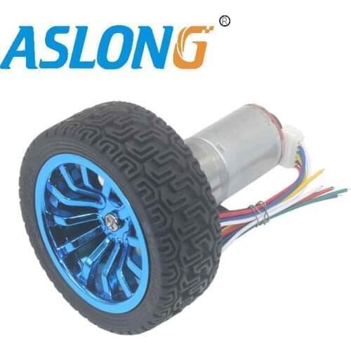 Childrens smart toy car Kit with electric gear motor copper coupling holder 65mm tyre Remote control smart toy encoder motor