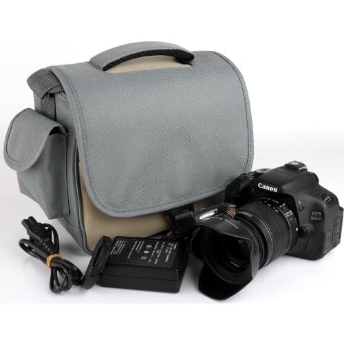 Canvas DSLR Camera Bag Photo Protective Case Backpack For Canon 750D 1300D 1200D 1100D 100D 200D 5D 5D Mark II III IV T6