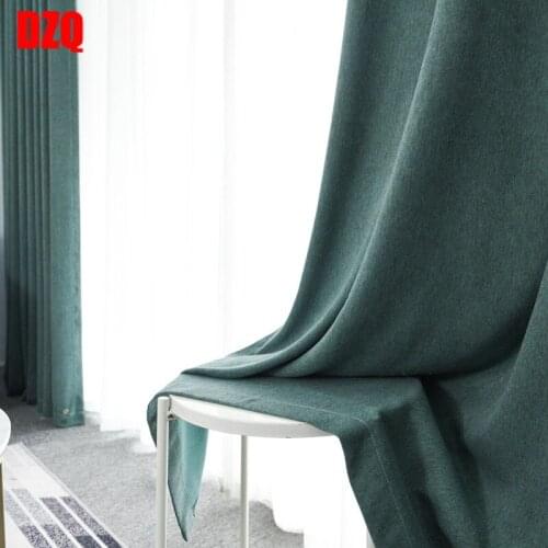 Modern Minimalistic New Pearl Cashmere Shading Curtains for Living Dining Room Bedroom Window Curtain