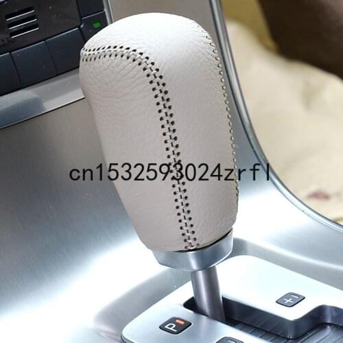 For Volvo XC60 S80 S60 s80L S60L Car Gear Shift Cover Modified Leather Gear Sleeve Cover Accessories