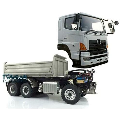 LESU 1/14 Scale HN 6x6 Hydraulic 3-way RC Dumper Truck Model Motor ESC Light Sound System THZH0208-SMT4