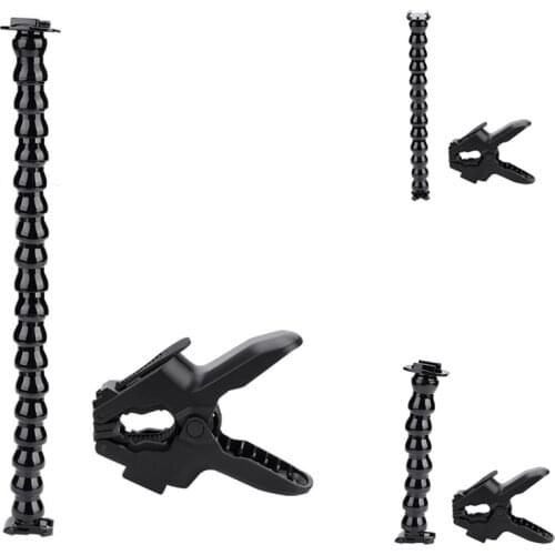 Multi-Function Action Camera Flexible Clamp Arm Bracket Holder Mount Adapter for GoPro Hero 9/8/7/6/5,Clamp