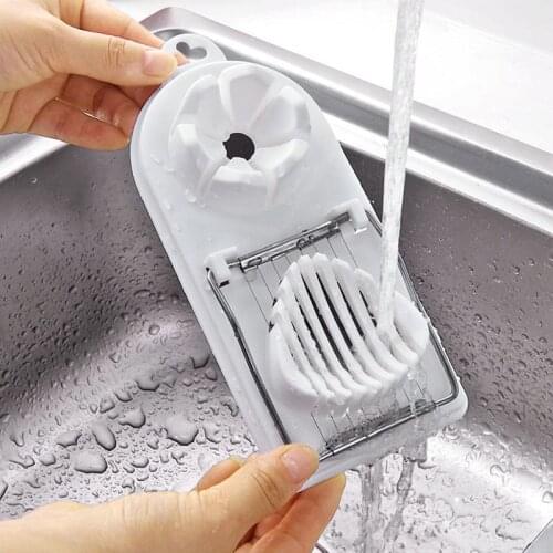 Stainless steel 2-in-1 multi-function fruit egg cutter steel wire egg slicer kitchen accessories gadgets hot cooking tools