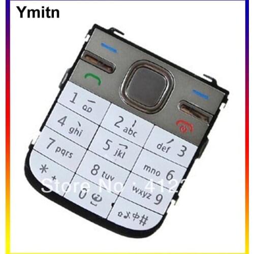10pcs New Black/Silvery/Golden Ymitn Housing Home menu keypads button cover case For NOKIA C5 Replacement