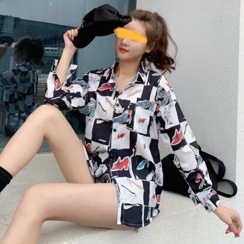 Женские рубашки оверсайз OloMM China At AliExpress