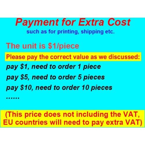 Pay for the extra fees