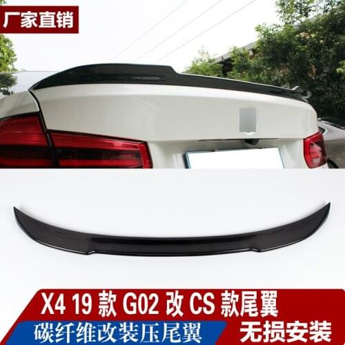 Suitable For Bmw 6 X4 X6 Series F12f16e71f26 G02 Refitting Carbon Fiber Tail 640i630 Compression Wing