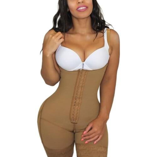 Post Surgical Compression Garment Tummy Control Shapewear Slimming Fajas Lace Body Shaper Reducing Girdles Modeling Underwear
