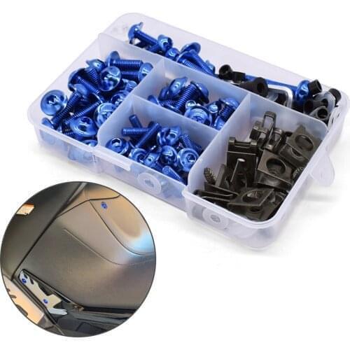 Universal Motorcycle Fairing Screw Spring Bolt Kit Body Fastener Clips For Aprilia CAPANORD 1200 etv1000 750 sl1000 RST1000 Z800
