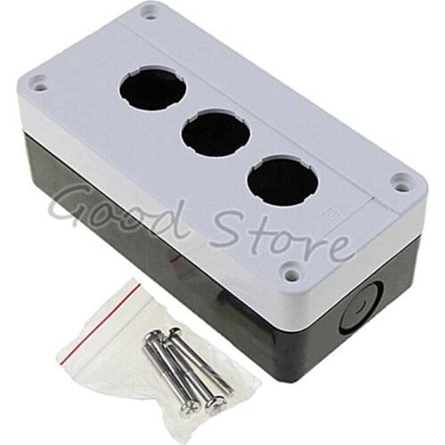 Waterproof box button switch box indicating lamp waterproof box emergency stop button control box 3 IP65 three H