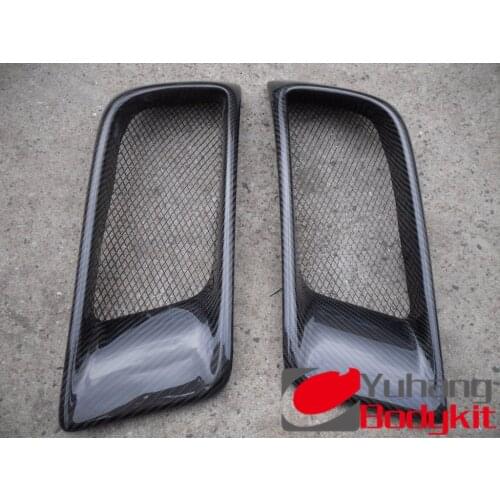 FRONT BUMPER AIR DUCT INTAKE 2 pcs (pair) CF FOR EVOLUTION Evo 10 EVO X RALLIART STYLE Carbon Fiber