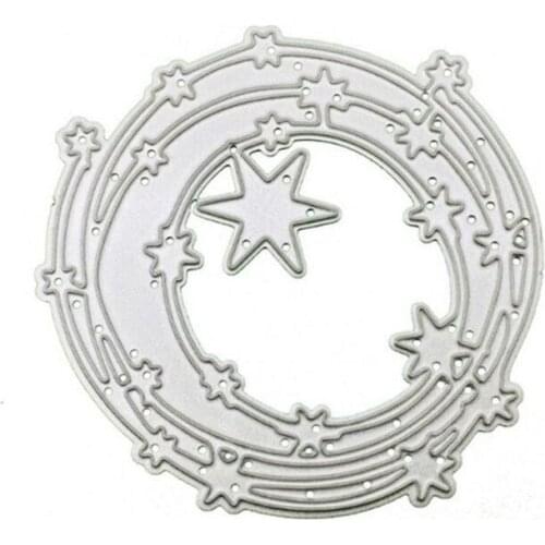 1pcs Circle Star Vine Metal Cutting Dies Stencils For DIY Scrapbooking Photo Album Decorative Embossing DIY Paper Card