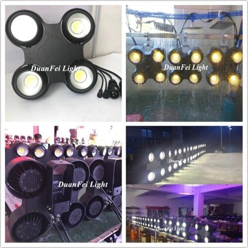 4Unites High Power Ip65 Cob LED Audience Blinder 400W Stage cob par outdoor blinder led