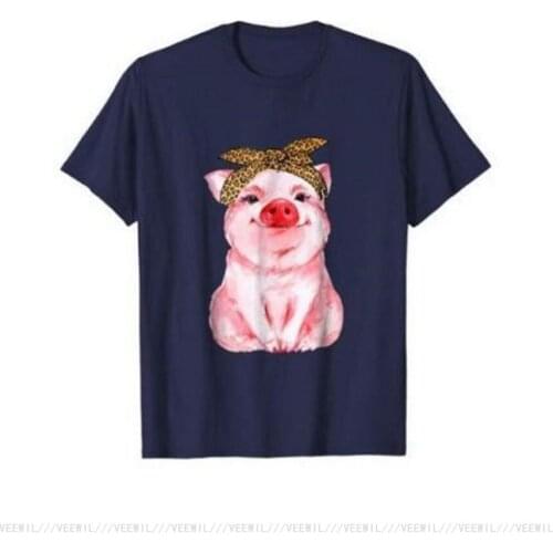 Pig Bandana Cute Breathable T-Shirts Size M 3Xl Us Mens Womens Clothing Trend 2020Cool Casual T Shirt Unisex Fashion Tshirt