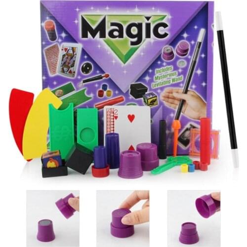 Children Magic Toys Kit Beginner Simple Magic Props Set Kids Educational Toys
