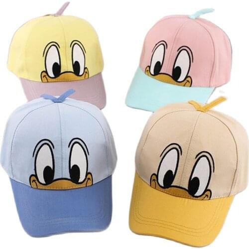 Doitbest 2021 Child Baseball Cap spring Hip Hop summer sun kids Hats super cute duck Boys Girls Caps snapback hat gorras
