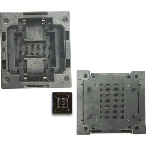 EMMC153/169 Reader Test Socket IC Body Size 11.5x13mm Pitch 0.5mm BGA153 BGA169 Burn in Socket Adapter Flash Data Recovery