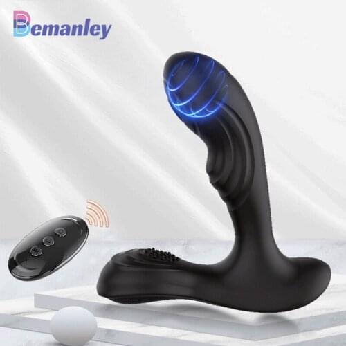 Prostate Massager Anal Vibrator Mens Anal Plug Wireless Remote Control Adult Products Delayed Ejaculation Erotic Sex Toys 18