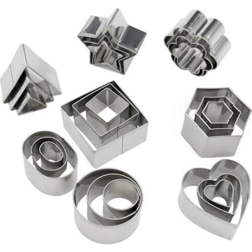 Stainless Steel Cookie Biscuit Fondant Cake Paste Mould Cutter Decor Tool Egg Mould Cookie Cutter Baking DIY Mold