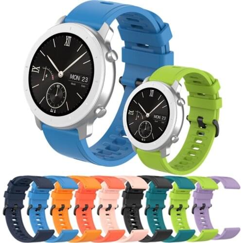 For Huami GTR Watch Band For Xiaomi Amazfit GTR 42mm Smart Watch Strap For Amazfit GTS For Amazfit BIP / BIP Lite Sport Bracelet