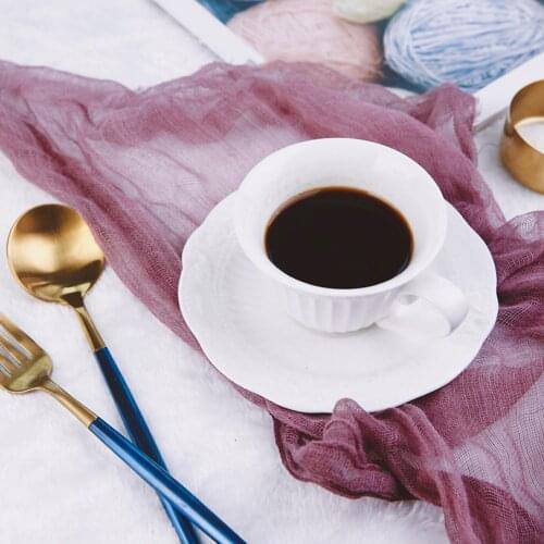 Retro Gauze Napkin Placemat Photography Props Multicolor Ins Gourmet Food Display Background Cloth Home Desktop Decorative Prop