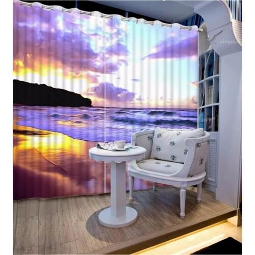 Curtain Luxury Blackout 3D Window Curtain For Living Room office Bedroom Drapes Cortinas Rideaux Customized size Cushions cover