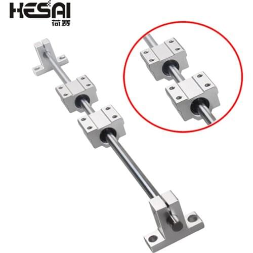 4pcs/lot SK8 linear bearing rail shaft support XYZ Table CNC Router SH8A 3D printer Part