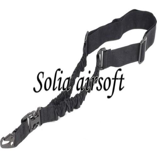 Tactical Single Sling Nylon Bungee Rifle Gun Sling Airsoft With QD Buckle Strap System Adjustable Belt For Outdoor Hunting