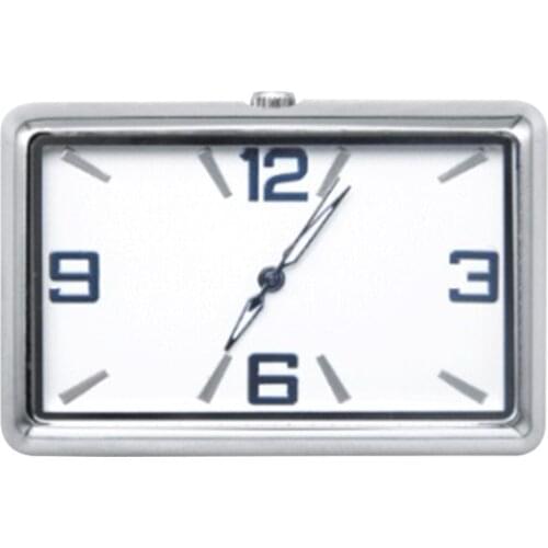 Universal Accurate Auto Ornament Stick On Styling Home Office Car Clock Interior Mini Air Vent Quartz Analog Watch Luminous