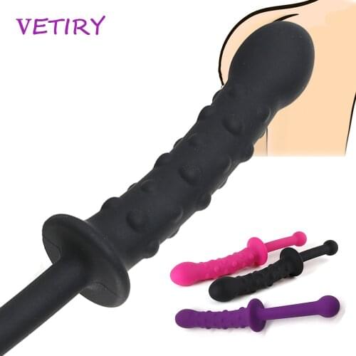 VETIRY Hand Anal Plug Silicone Butt Plug Anal Sex Toys for Women Men Particle Stimulation Anus Dildo Dialtor Masturbator