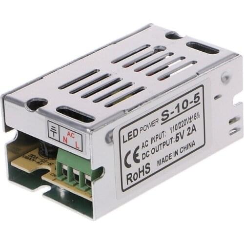 Input AC110-220V 50/60Hz Output DC 5V 2A 6A Switching power supply Driver Transformers For LED Light Strip High Performance