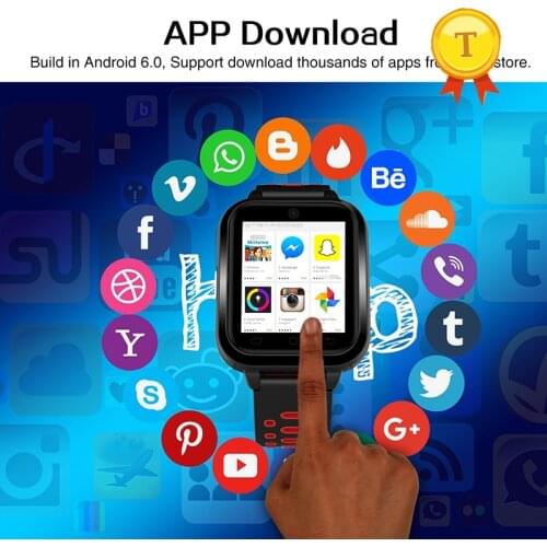 2018 Luxury 1.54inch Wifi 4G 3G Smart Watch Android Sim card Waterproof IP67 MTK6737 Quad Core Smartwatch support app download