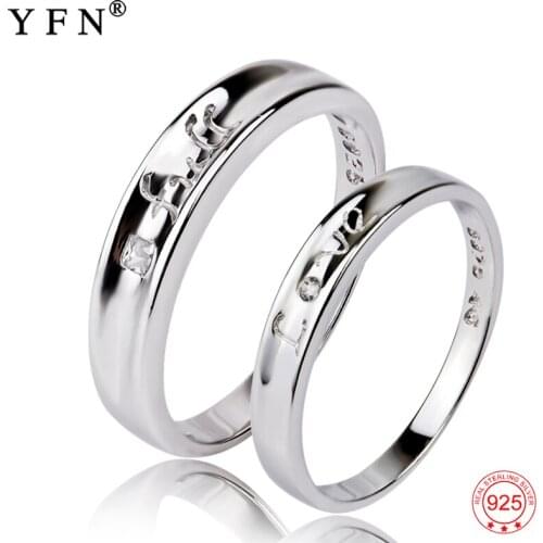 GNJ0468-W YFN 100% Real 925 Sterling Silver Lovely Sweet Rings Fashion Classic Lovers Ring Jewelry & Accessories For Women