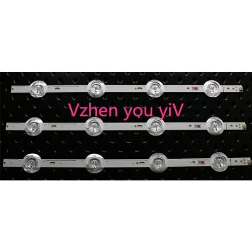 10PCS/4 LEDs lamp concave hole spacing 95mm 3V concave mirror general TV LCD TV backlight strip 2015_65inch lamp bar