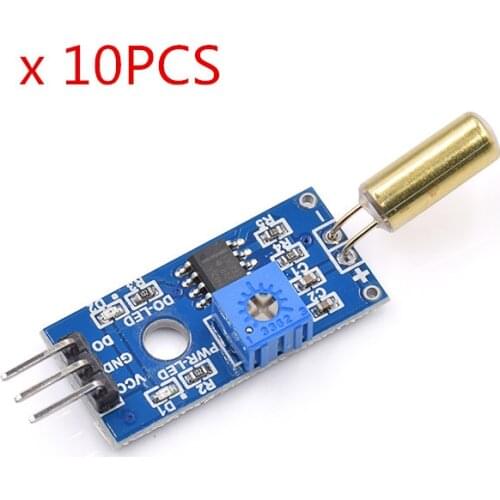 10PCS Golden SW520D SW-520D Angle sensor module Ball switch Tilt sensor module