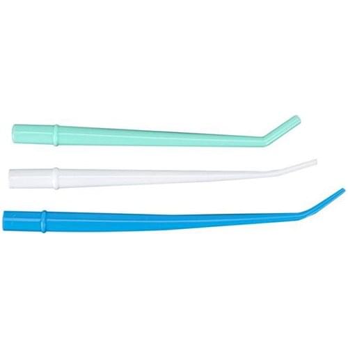 100pcs Disposable Dental Suction Tips Curved Sugical Aspirator Suction Tube Saliva Ejector Tip Nozzle Pipe Dentistry products