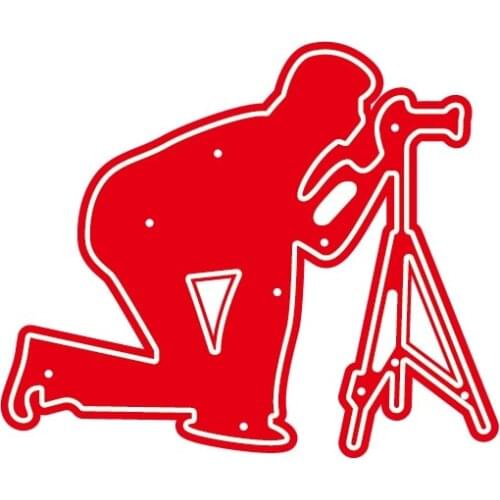 2021 New Woman Photography Metal Cutting Dies Scrapbooking Stencils Paper Decorative Embossing Die Cut Craft Dies